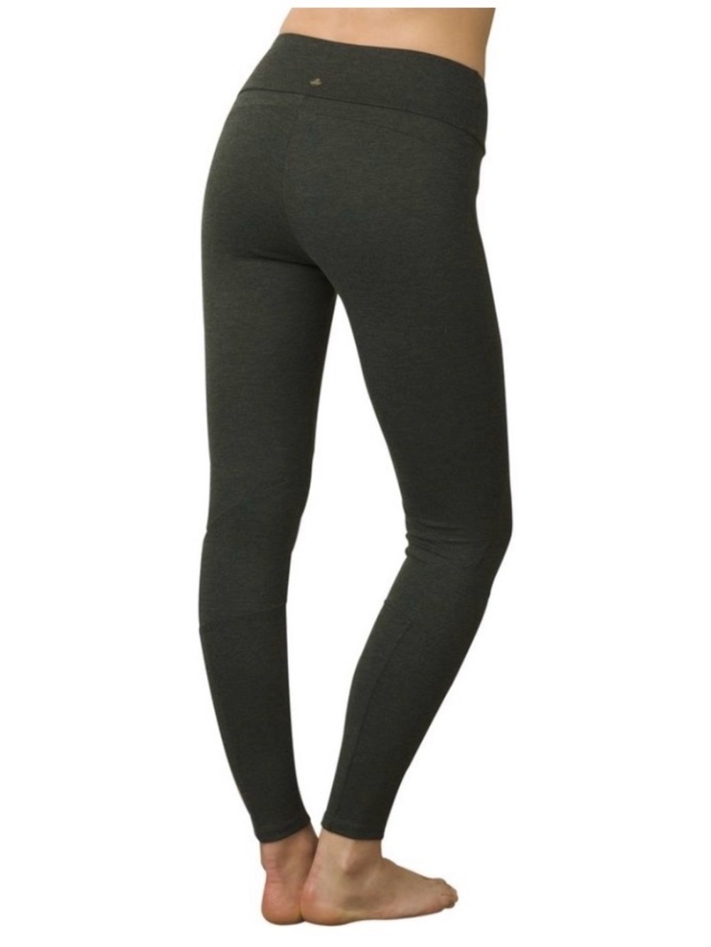 PrAna Women's Heathered Green High-Rise Leggings. Size XS